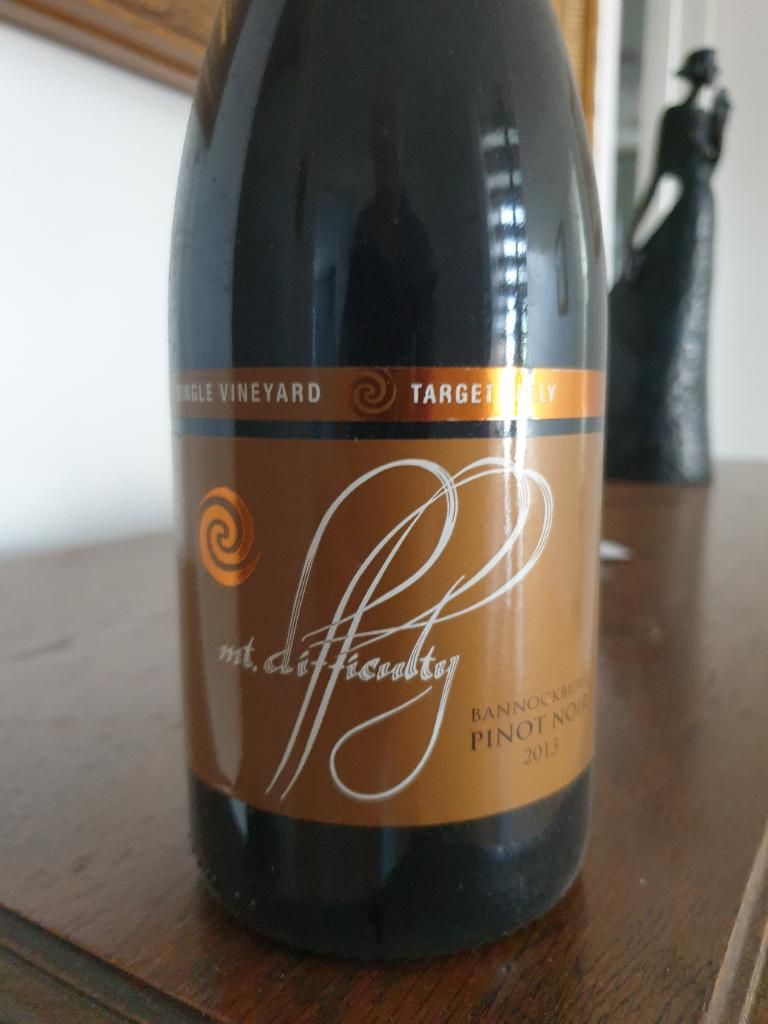 2013 Mt. Difficulty Pinot Noir Target Gully, New Zealand, South Island ...