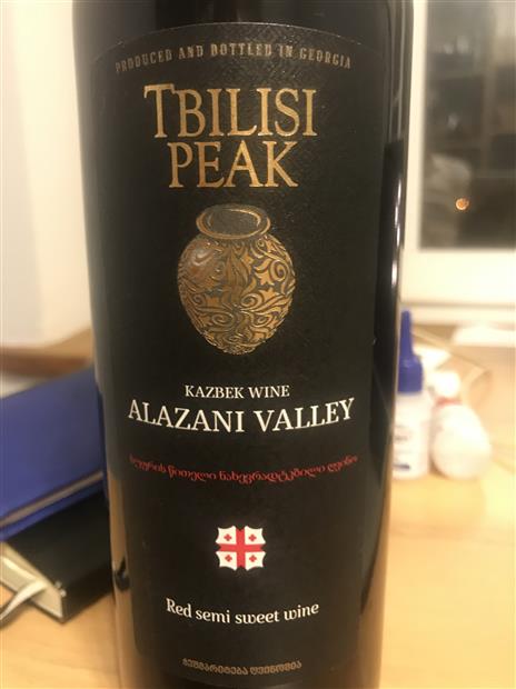 N.V. Gevelli Vineyards Tbilisi Peak Alazani Valley Semi Sweet