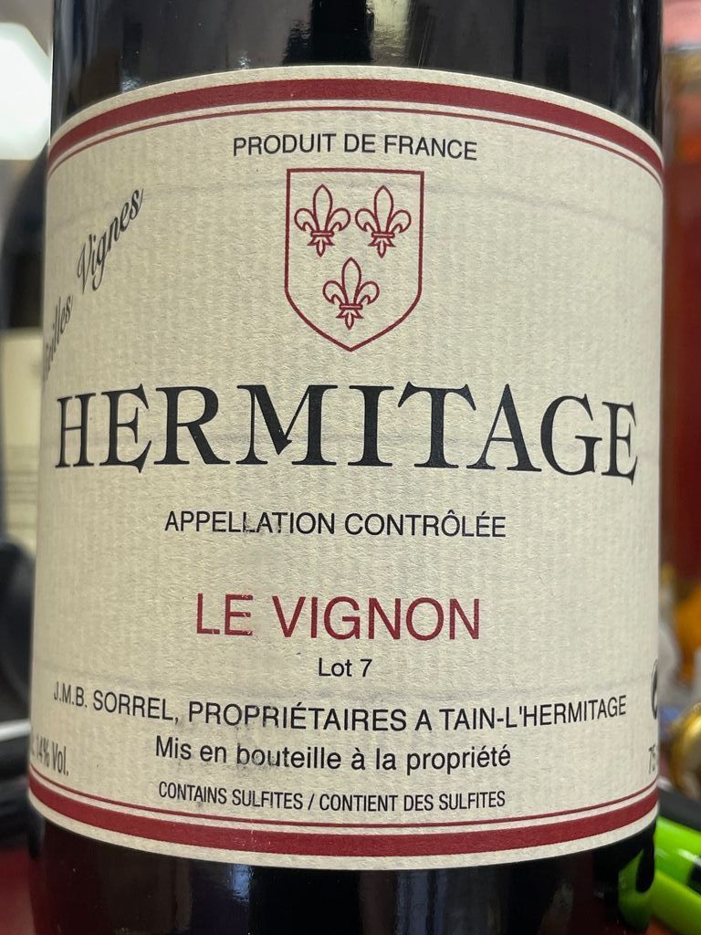 2020 Jean-Michel Sorrel Hermitage Vieilles Vignes le Vignon