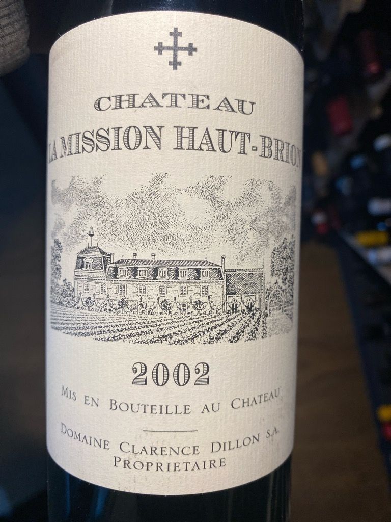 Château Mission Haut-Brion 2002 2002 Château La Mission Haut-Brion - CellarTracker