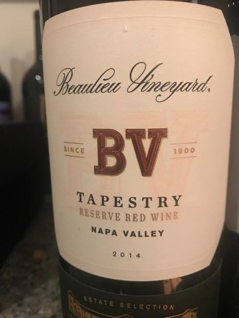 Bv tapestry reserve red wine 2014 new arrivals