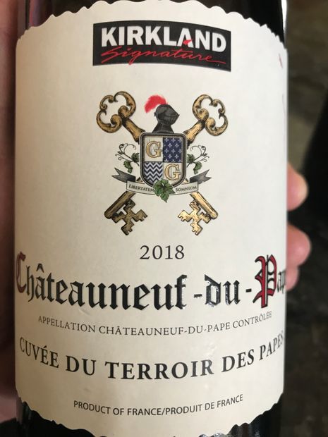 18 Kirkland Signature Chateauneuf Du Pape Cuvee Du Terroir Des Papes France Rhone Southern Rhone Chateauneuf Du Pape Cellartracker