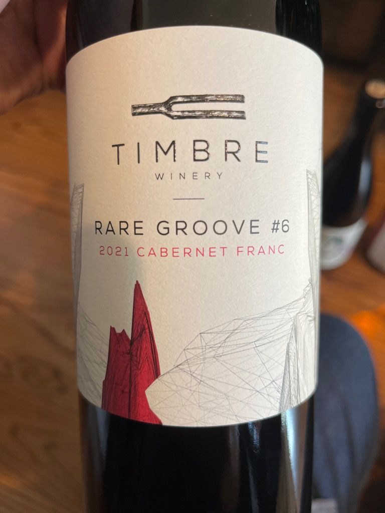 2021 Timbre Winery Cabernet Franc Rare Groove #6 Santa