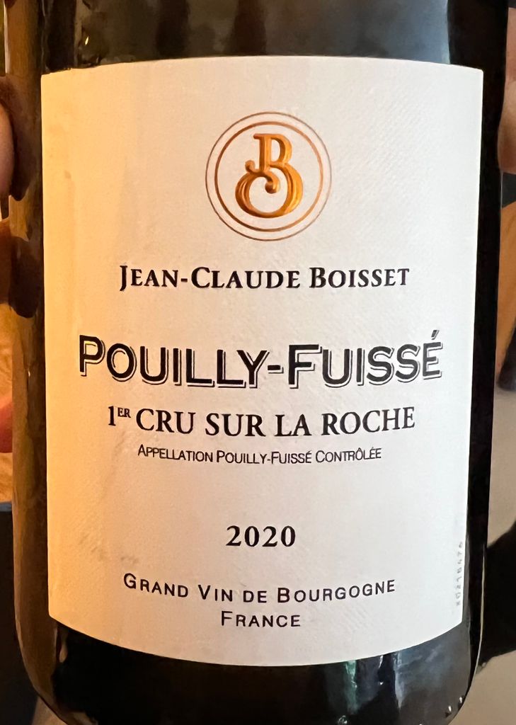 2020 Jean-Claude Boisset Pouilly-Fuissé Premier Cru Sur La Roche ...