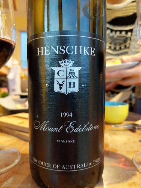 1994 Henschke Shiraz Mount Edelstone - CellarTracker