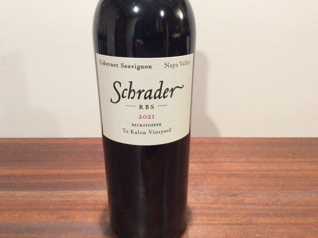 2021 Schrader Cellars Cabernet Sauvignon RBS Beckstoffer To Kalon