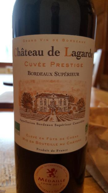 2021 Château de Lagarde Cuvée Prestige - CellarTracker