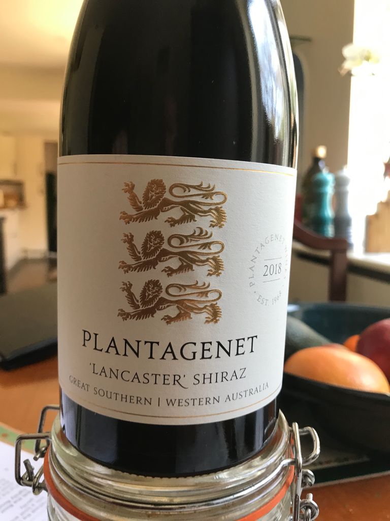 2019 Shiraz Lancaster, Australia, Western Australia, South