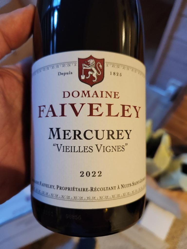 2022 Faiveley Mercurey Vieilles Vignes - CellarTracker