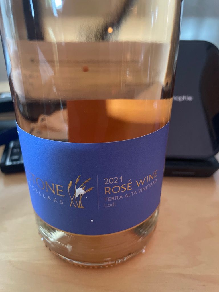 2021 Whetstone Wine Cellars Pinot Noir Rosé Terra Alta Vineyard, USA