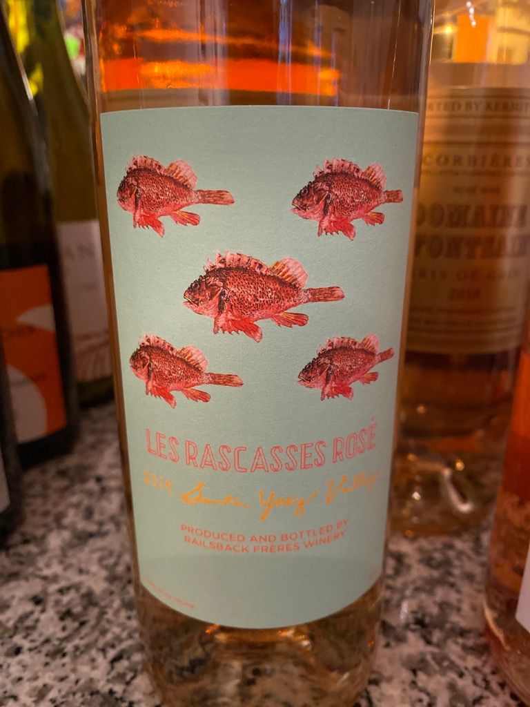 2019 Railsback Frères Les Rascasses Rosé, USA, California, Central ...