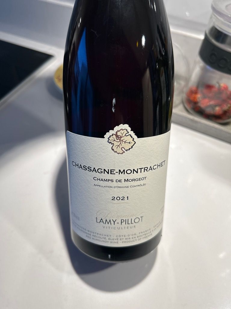 2021 Domaine Lamy-Pillot Chassagne-Montrachet Champs de Morgeot
