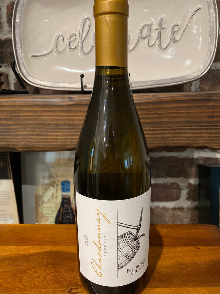 2021 Prohibition Cellars Chardonnay Reserve Stillwater Creek Vineyard