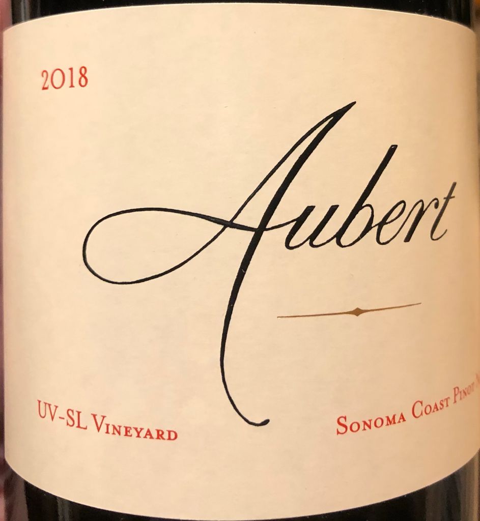 Aubert UV Vineyard 2017 \u0026 2018  2本種類スティルワイン