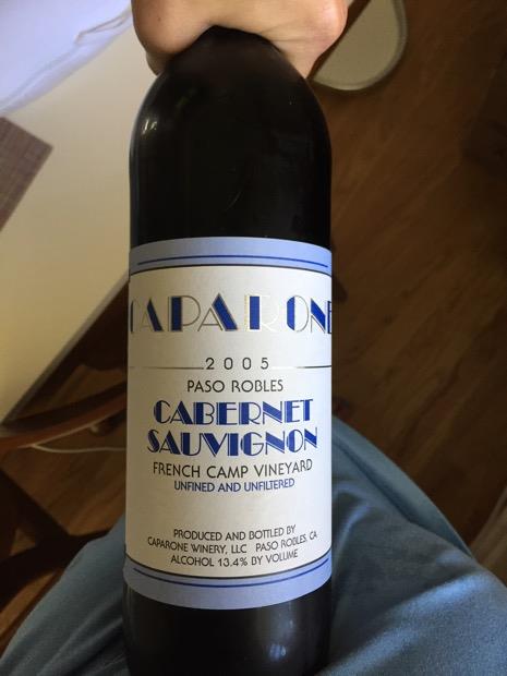 2006 Caparone Cabernet Sauvignon, USA, California, Central Coast, Paso ...