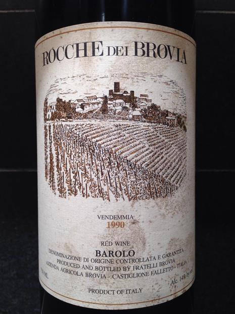 1990 Fratelli Brovia Barolo Rocche dei Brovia, Italy, Piedmont, Langhe ...