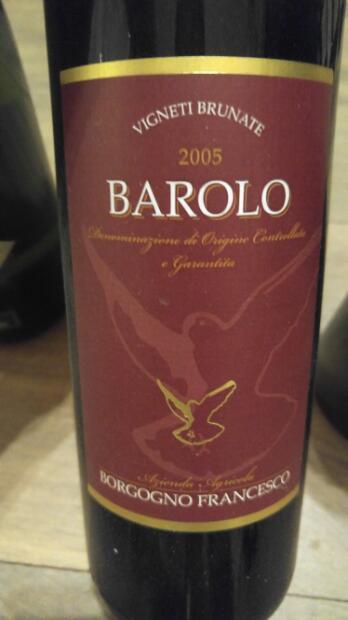 2005 Francesco Borgogno Barolo Brunate CellarTracker