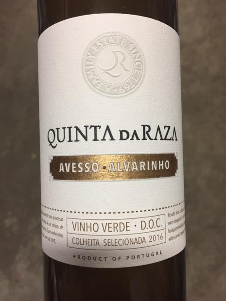 2015 Quinta Da Raza Vinho Verde Alvarinho Avesso, Portugal, Minho 