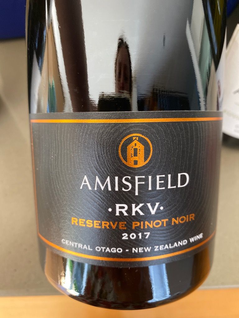 2020 Amisfield Pinot Noir RKV Reserve - CellarTracker