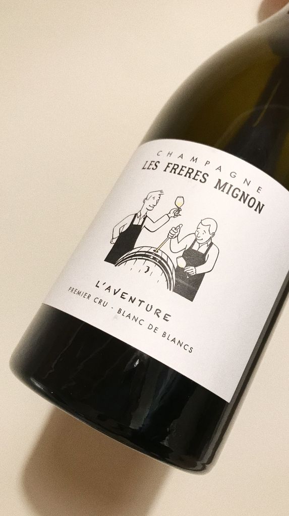 N.V. Les Freres Mignon Champagne Premier Cru L'Aventure Blanc de