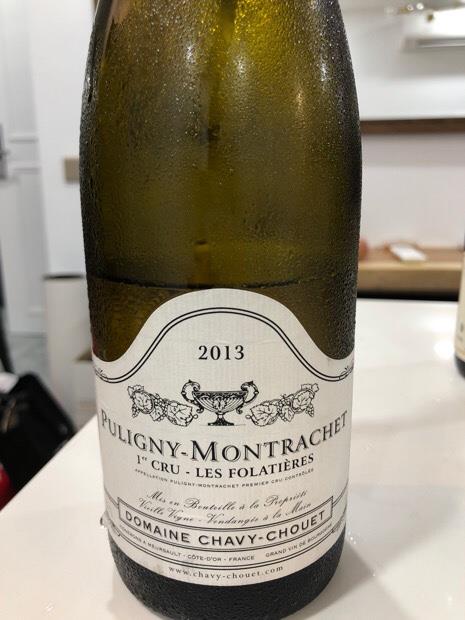 2013 Domaine Chavy-Chouet Puligny-Montrachet 1er Cru Les