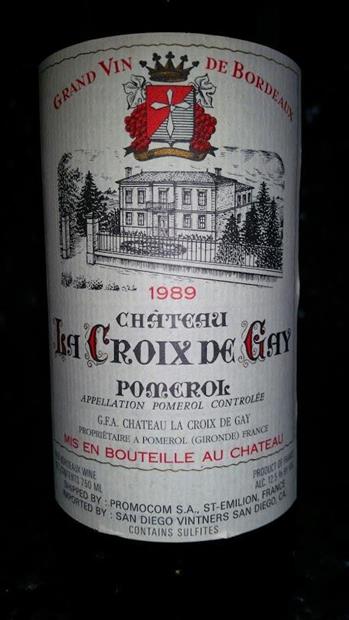 1964 Château La Croix de Gay - CellarTracker