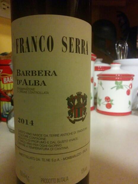 2014 Franco Serra Barbera d'Alba, Italy, Piedmont, Alba, Barbera d'Alba ...