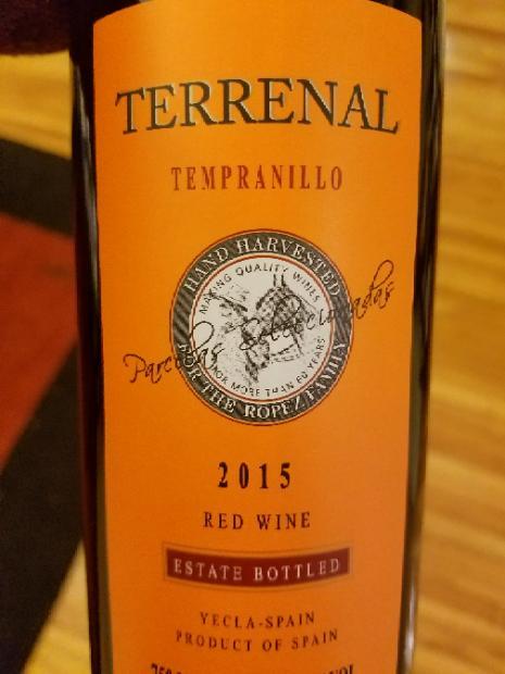 Terrenal tempranillo glass 750ml (7290100941065)
