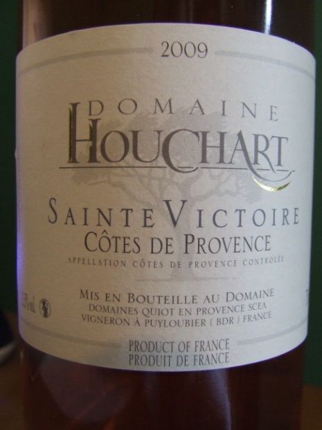 2009 Domaine Houchart Côtes de Provence SainteVictoire Rosé, France