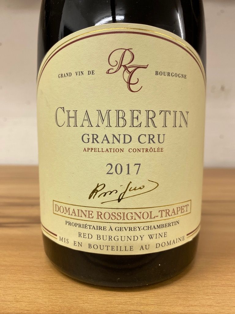 2017 Domaine Rossignol Trapet Chambertin, France, Burgundy, Côte de ...