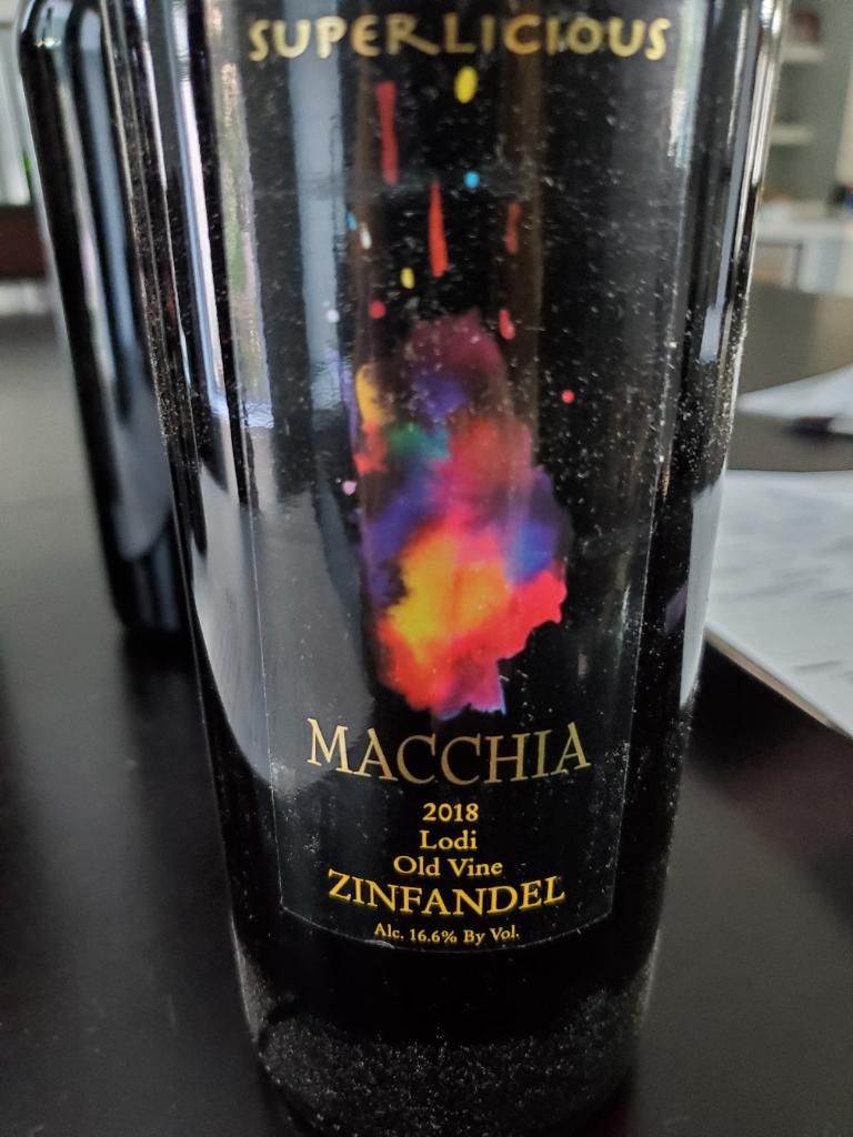 2018 Macchia Zinfandel Superlicious Old Vine Zinfandel, USA, California