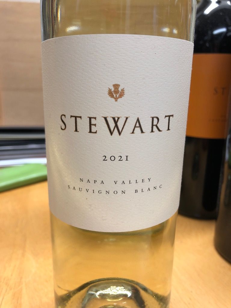 2021 Stewart Sauvignon Blanc Napa Valley Usa California Napa Valley