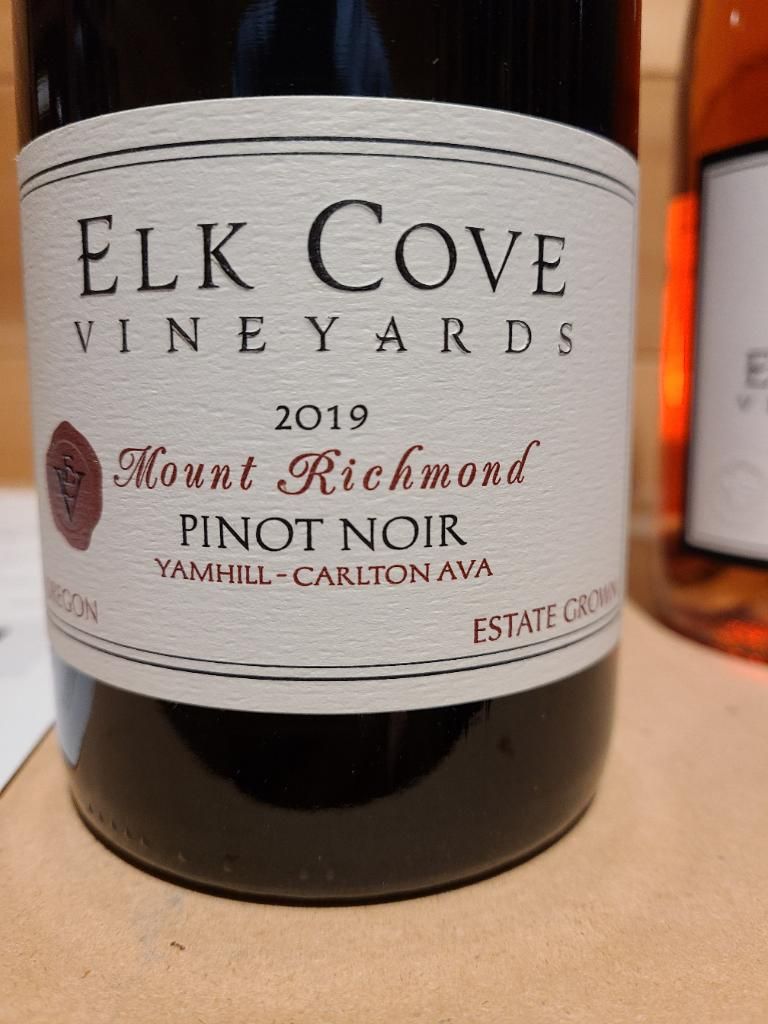 2019 Elk Cove Vineyards Pinot Noir Mount Richmond, USA, Oregon