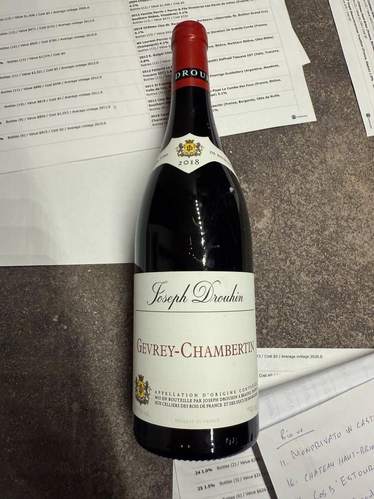 2021 Joseph Drouhin Gevrey-Chambertin - CellarTracker