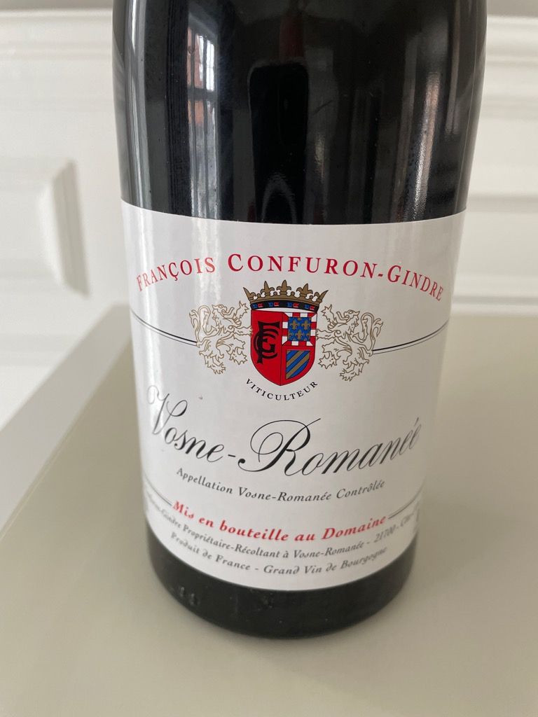 2018 Francois Confuron-Gindre Vosne-Romanée - CellarTracker