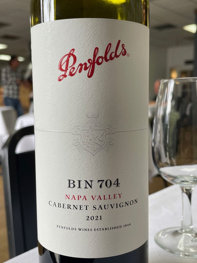 2021 Penfolds Cabernet Sauvignon Bin 704 Napa Valley - CellarTracker