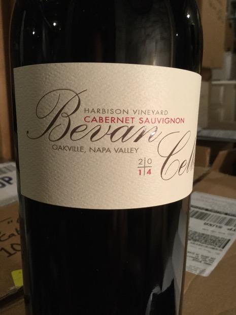 2014 Bevan Cellars Cabernet Sauvignon Harbison Vineyard, Usa 