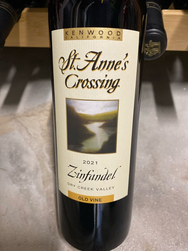 2021 St. Anne's Crossing Old Vine Zinfandel, USA, California, Sonoma