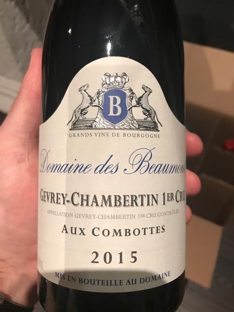 2014 Domaine des Beaumont Gevrey Chambertin 1er Cru Aux Combottes