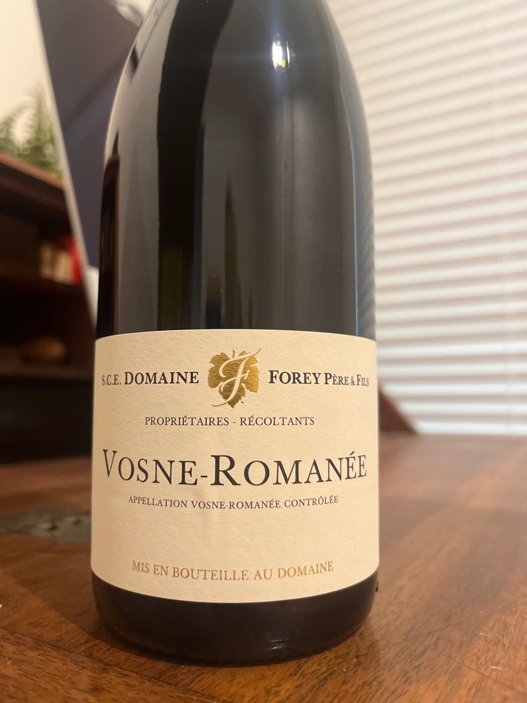 2022 Forey Père et Fils Vosne-Romanée - CellarTracker