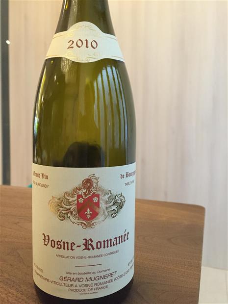 2016 Gérard Mugneret Vosne-Romanée - CellarTracker