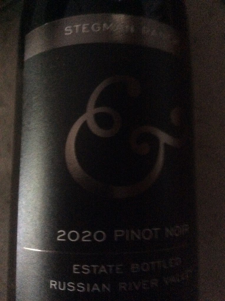 2020 Hook & Ladder Pinot Noir Stegman Ranch, USA, California, Sonoma County, Russian River