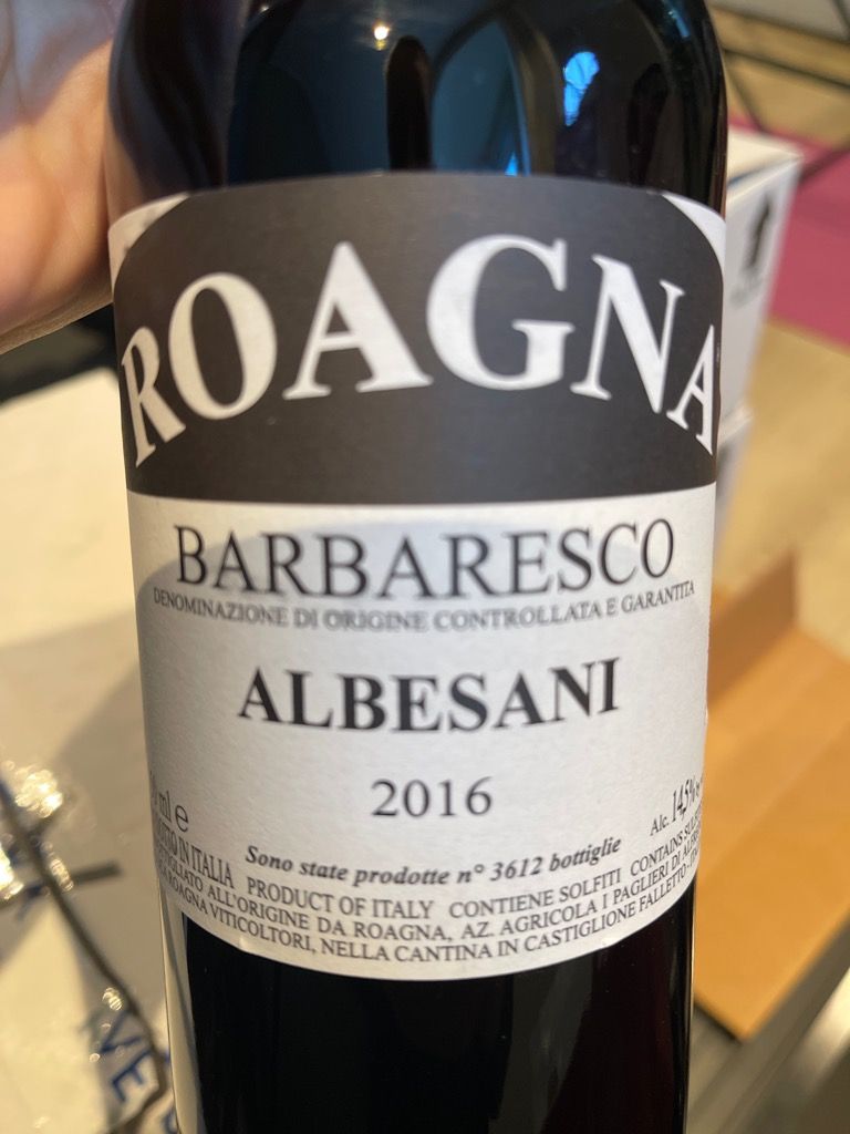 2016 Roagna Barbaresco Albesani - CellarTracker