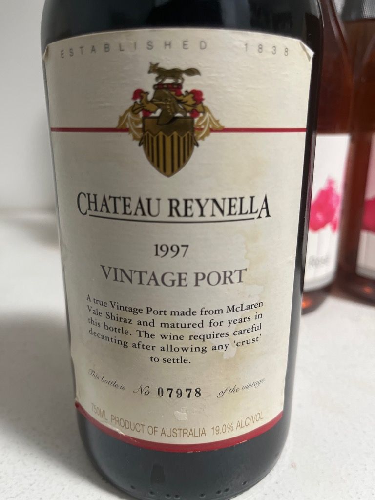 1998 Chateau Reynella Shiraz Vintage Port - CellarTracker