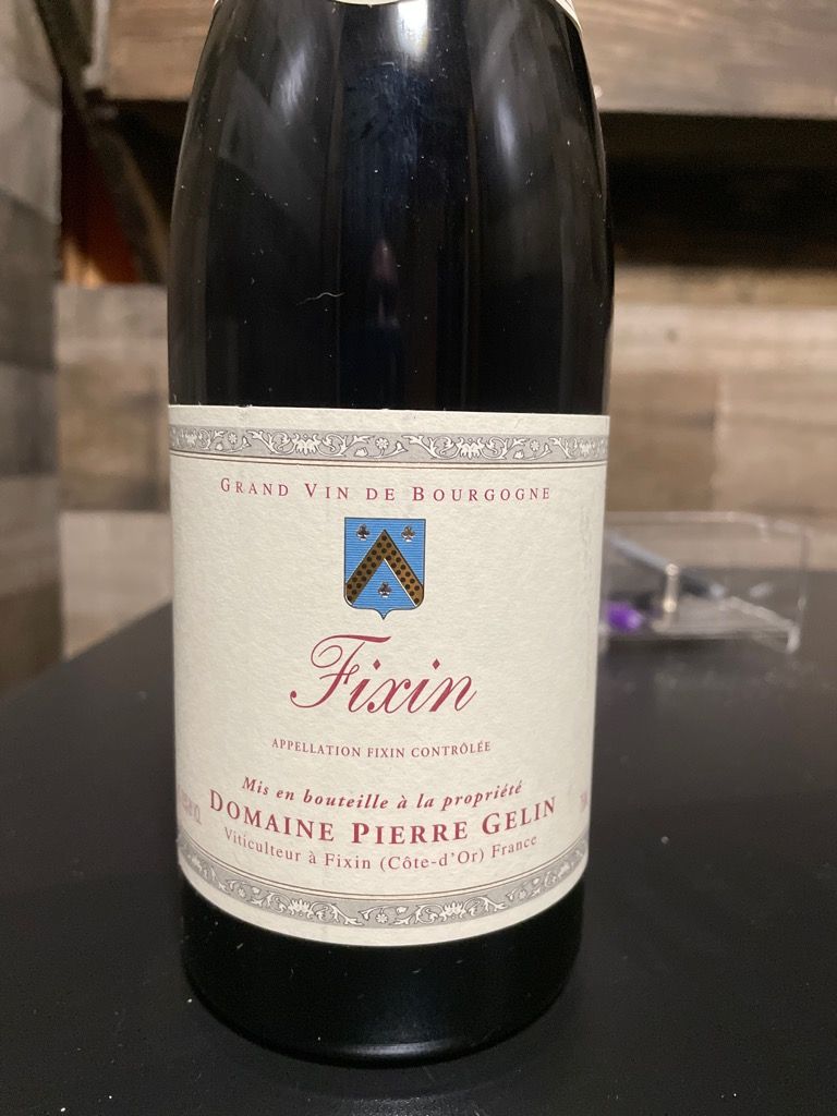 2020 Domaine Pierre Gelin Fixin - CellarTracker