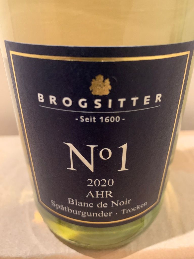 2021 Brogsitter Sp tburgunder No 1 Blanc de Noir CellarTracker