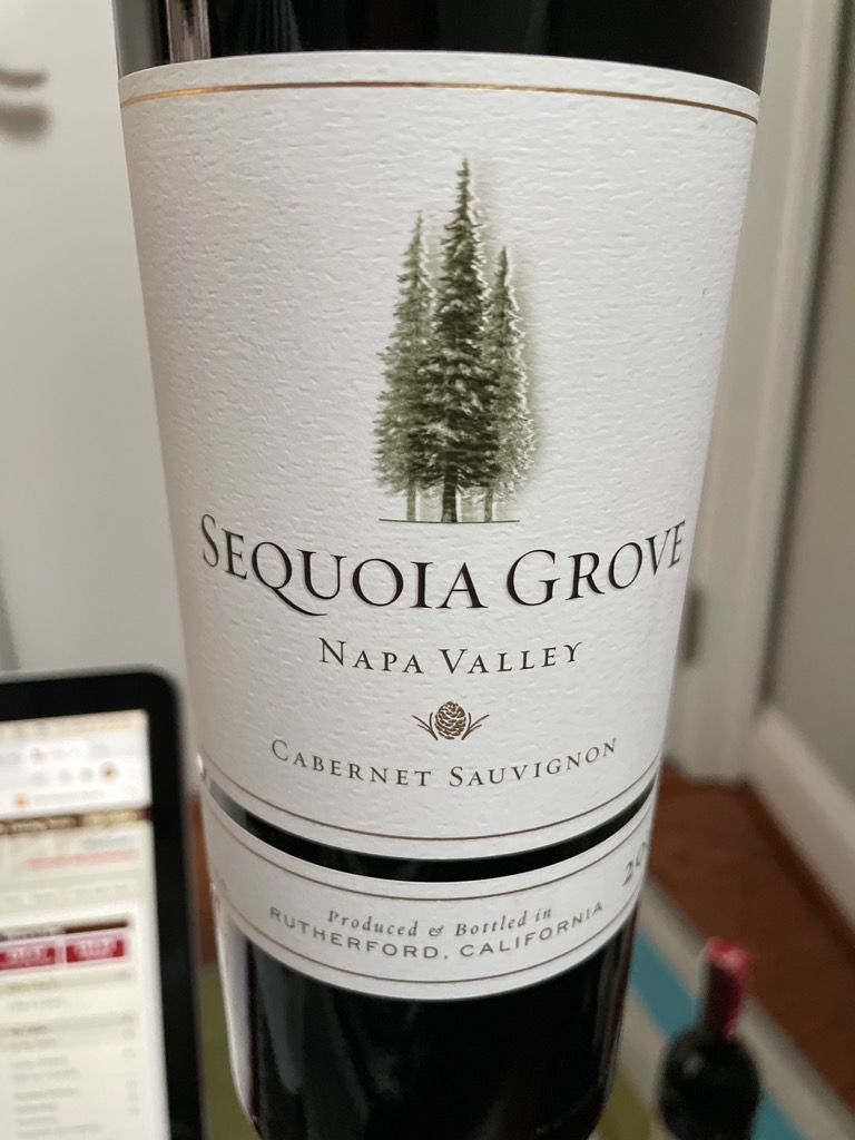 2018 Sequoia Grove Cabernet Sauvignon, USA, California, Napa Valley ...