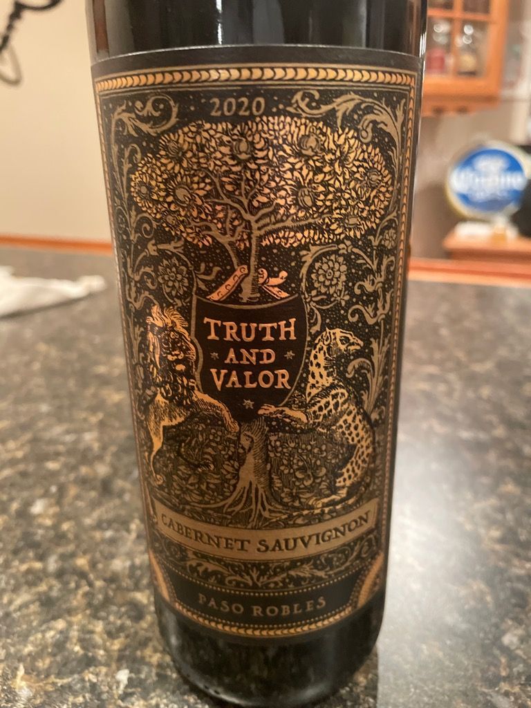 2020 Truth Valor Cabernet Sauvignon Paso Robles USA California 2020-truth-valor-cabernet-sauvignon-paso-robles-usa-california