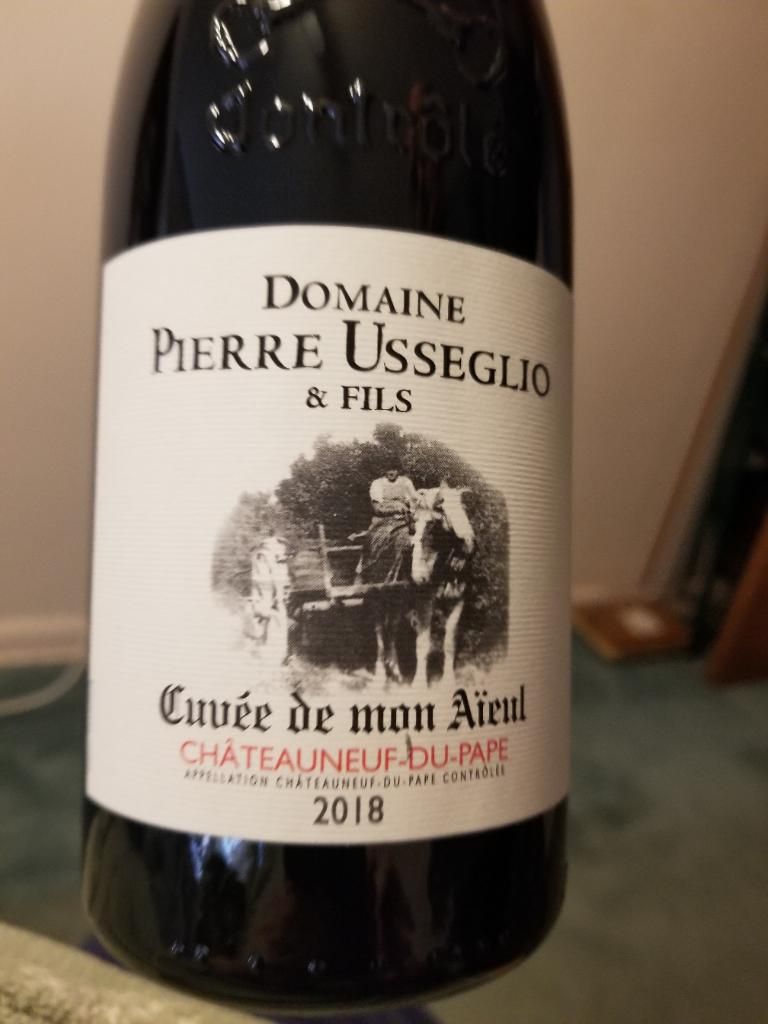 2018 Domaine Pierre Usseglio & Fils Châteauneuf-du-Pape Cuvée de