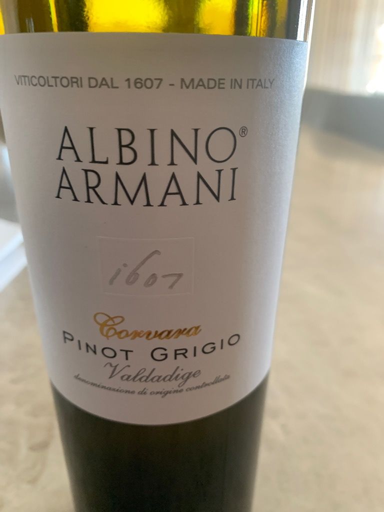 2020 Albino Armani Pinot Grigio Corvara, Italy, Trentino-Alto Adige,  Trentino, Valdadige - CellarTracker